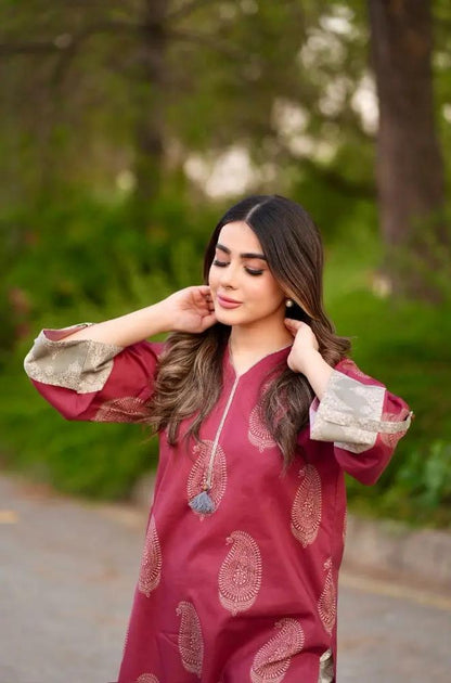 Urge 2PC Unstitched Lawn Printed Shirt with Printed Trousers