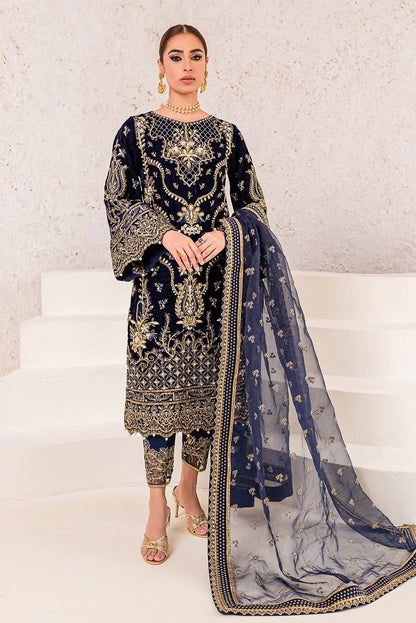 Gulaal Embroidered Velvet Suits Unstitched 3 Piece