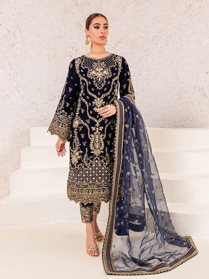 Gulaal Embroidered Velvet Suits Unstitched 3 Piece