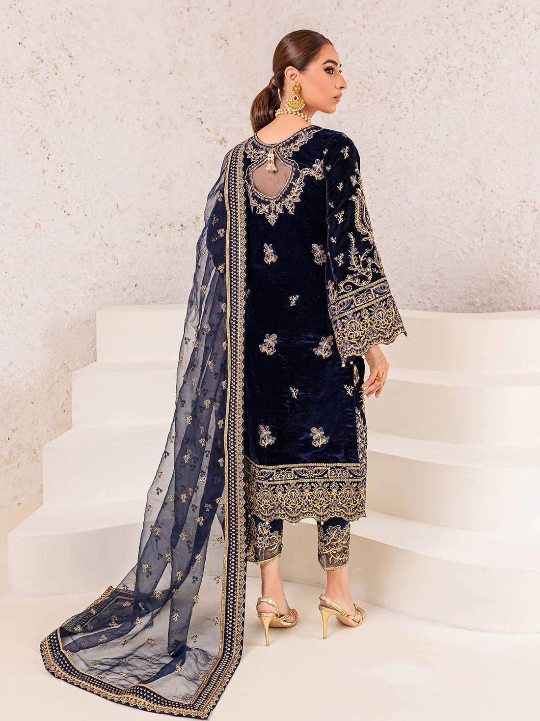 Gulaal Embroidered Velvet Suits Unstitched 3 Piece