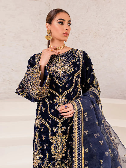 Gulaal Embroidered Velvet Suits Unstitched 3 Piece