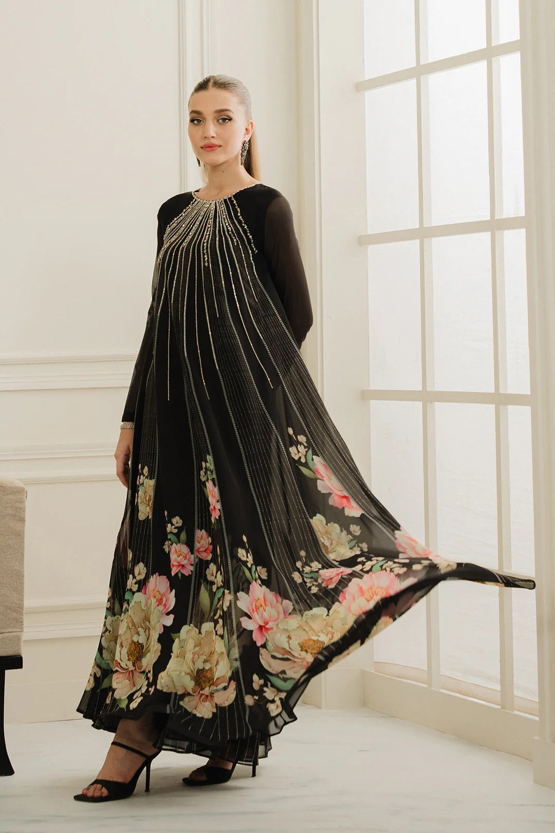 Lulusar Miril Dress 3 Pcs Unstitched Silk