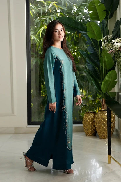 Lulusar Orelia Long Luxury Raw Silk Embroidered 3Pc Unstitched