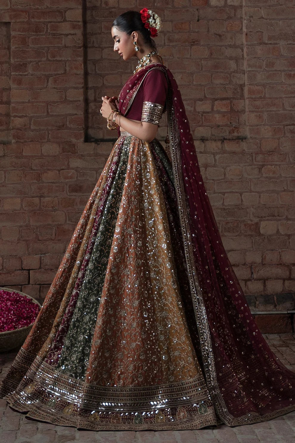 Mina Kashif - Raw Silk Embroidered 3 Piece Unstitched - Zah e Naseeb