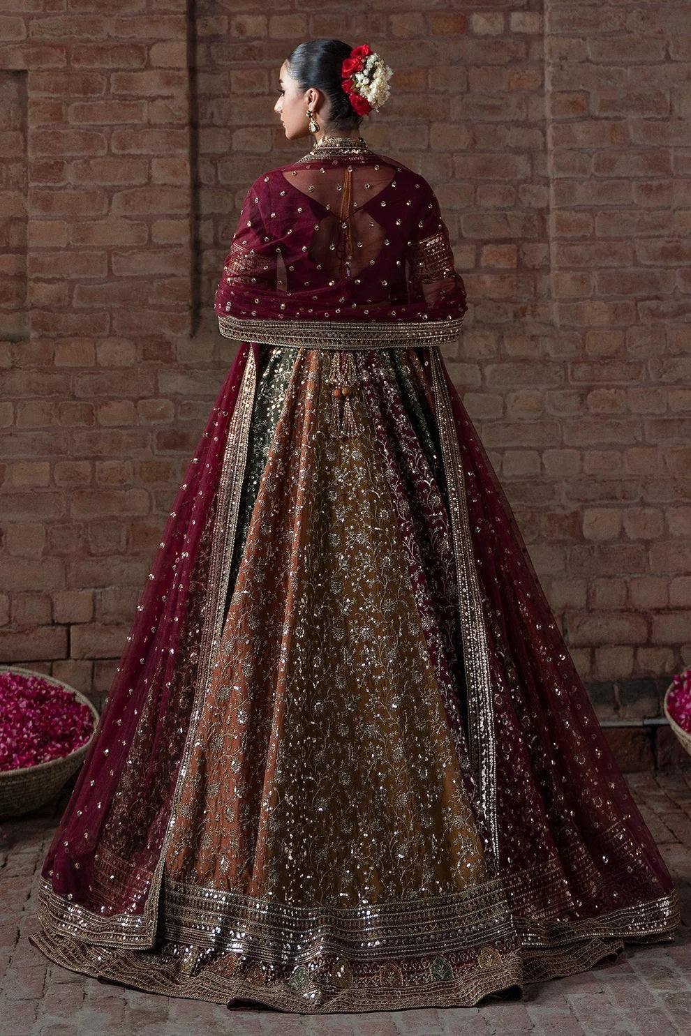 Mina Kashif - Raw Silk Embroidered 3 Piece Unstitched - Zah e Naseeb