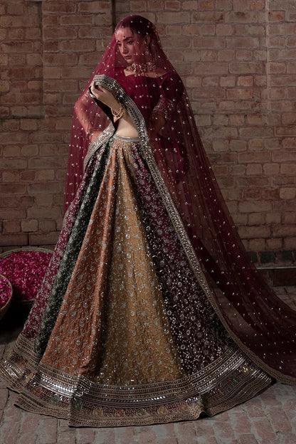 Mina Kashif - Raw Silk Embroidered 3 Piece Unstitched - Zah e Naseeb