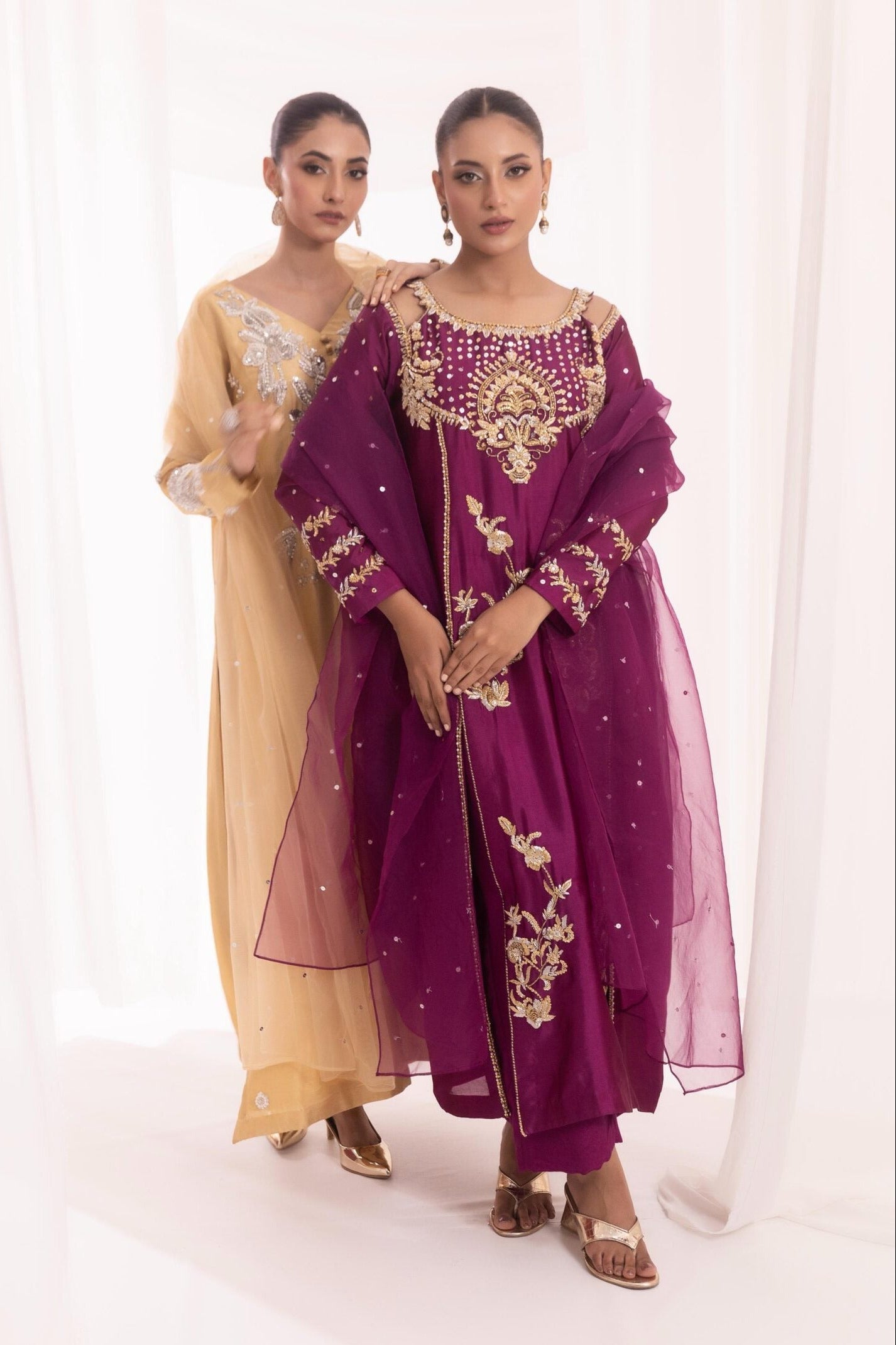 Sehrish Nadeem Luxury Raw Silk Embroidered Unstitched 3PC Suit