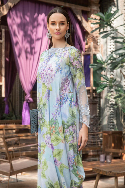 Maria.B Luxury Embroidered Swiss Lawn Unstitched 3Pc Suit