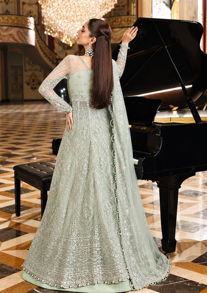 Elaf DIANA Luxury Net Embroidered 3Pc Unstitched Suit