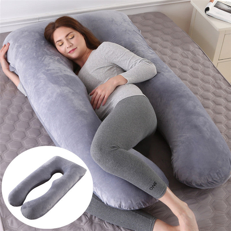 Summer Sleeping Support Pillow For Pregnant Women U Shape Maternity Pillows Pregnancy Ice Silk