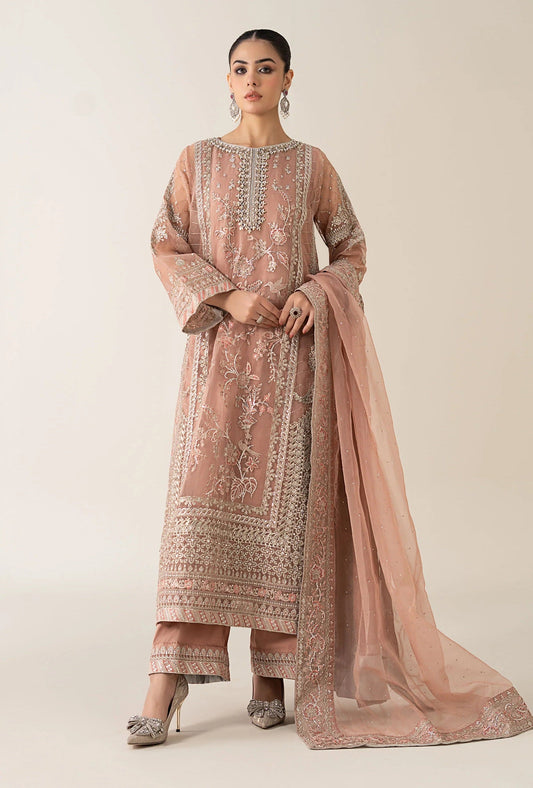 Maria.B - Luxury Raw Silk Embroidered 3 Piece Unstitched