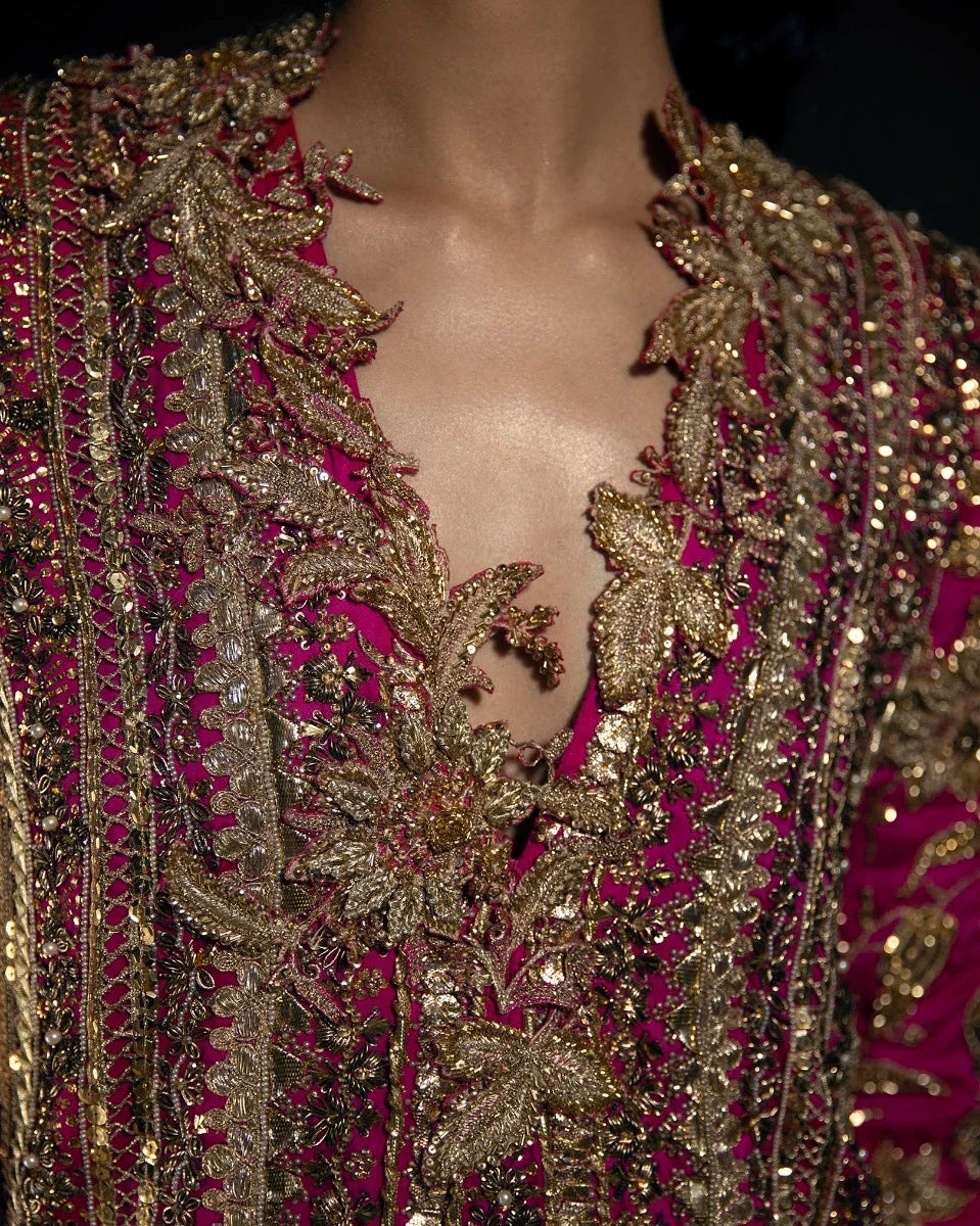 Sana Safinaz Wedding Couture Luxury Hand Made Raw Silk Collection