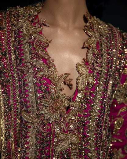 Sana Safinaz Wedding Couture Luxury Hand Made Raw Silk Collection