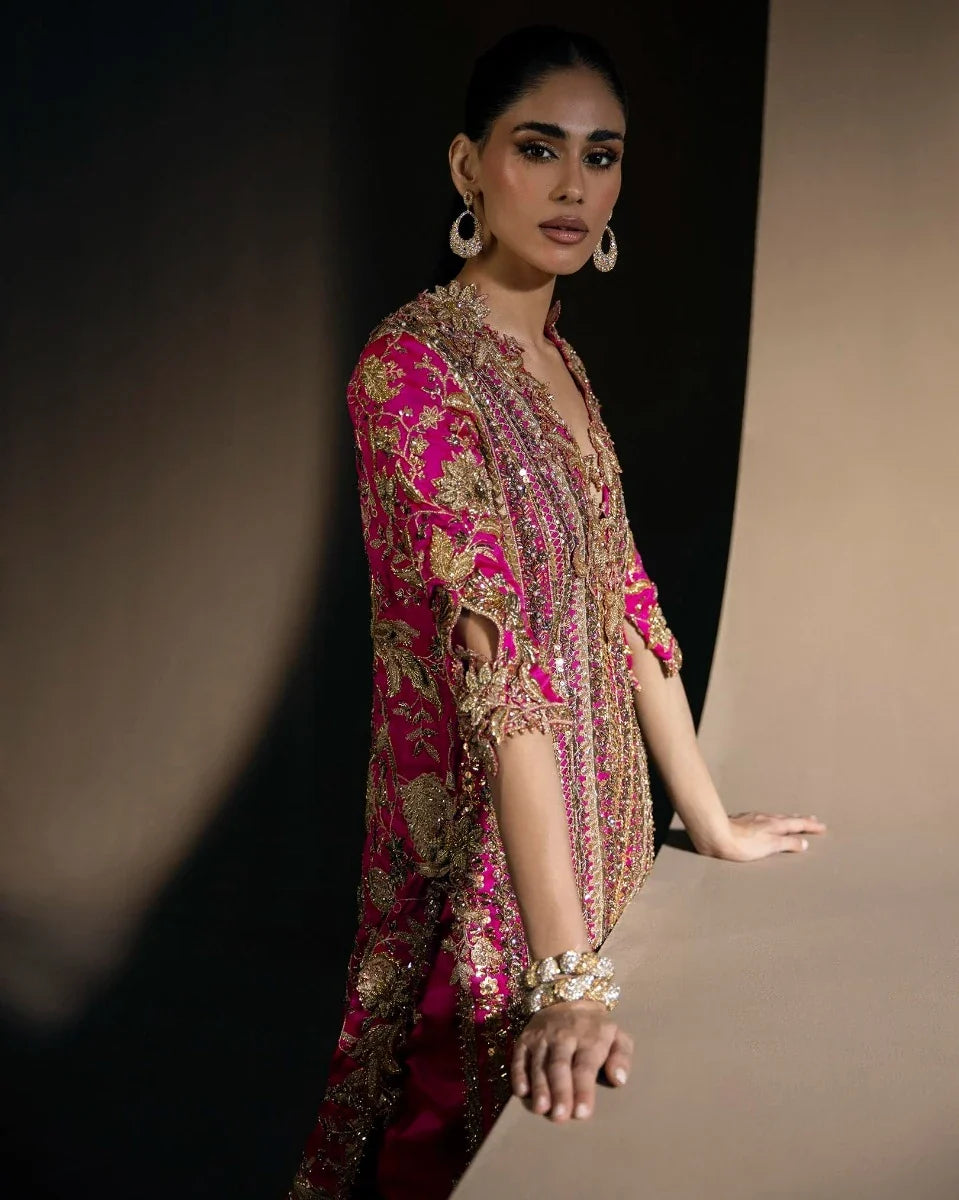 Sana Safinaz Wedding Couture Luxury Hand Made Raw Silk Collection