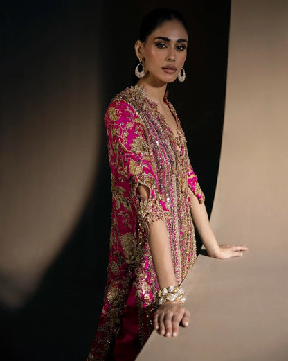 Sana Safinaz Wedding Couture Luxury Hand Made Raw Silk Collection