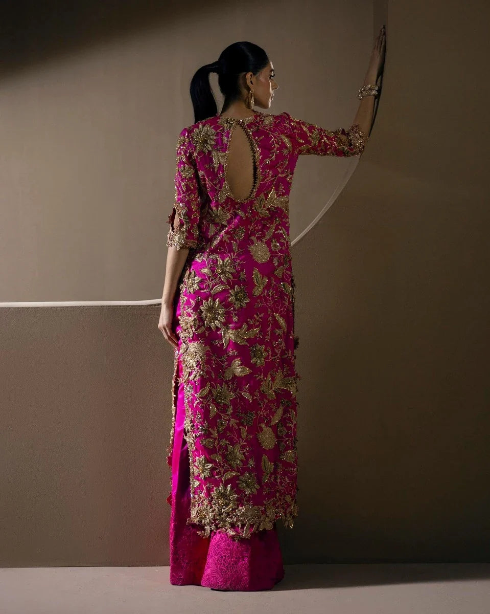 Sana Safinaz Wedding Couture Luxury Hand Made Raw Silk Collection