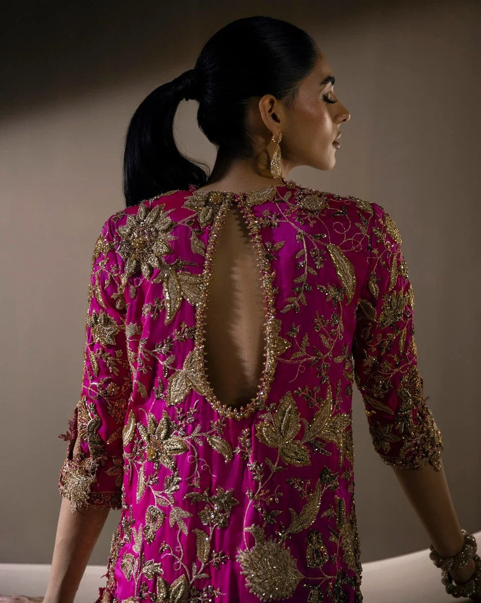 Sana Safinaz Wedding Couture Luxury Hand Made Raw Silk Collection