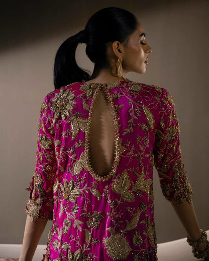 Sana Safinaz Wedding Couture Luxury Hand Made Raw Silk Collection
