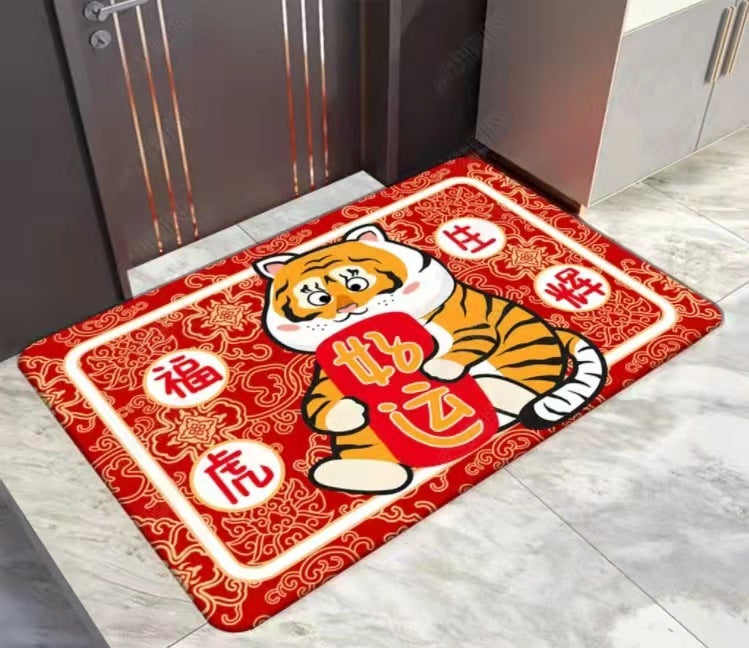 Absorbent Floor Mat Bedroom Cartoon Rug