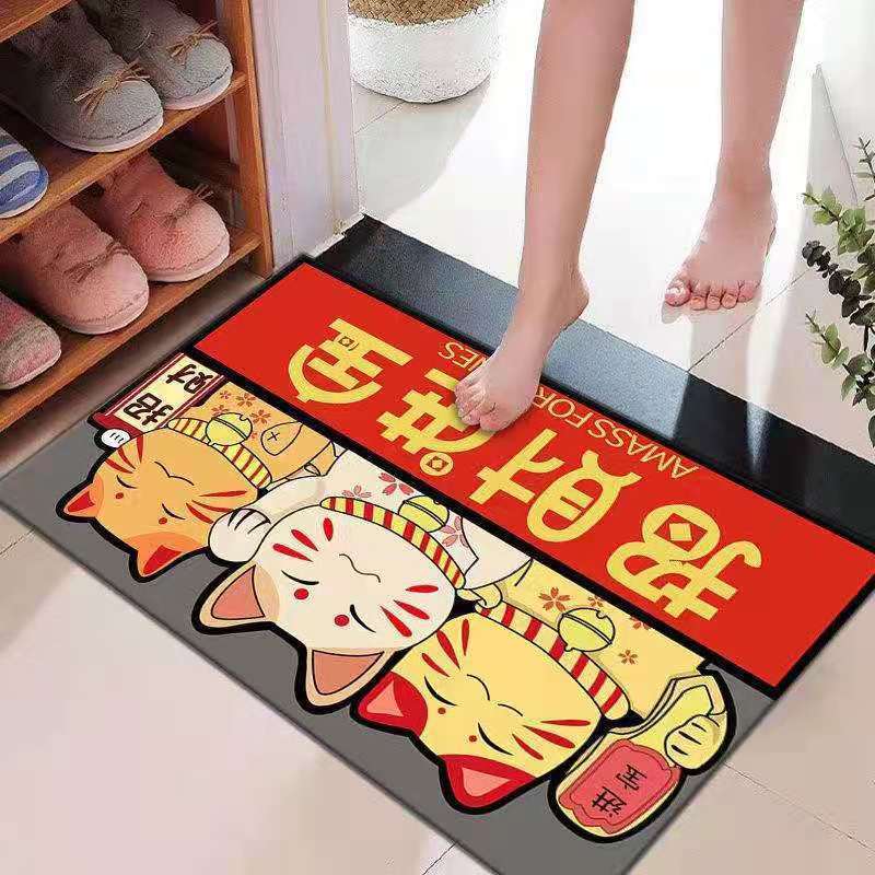 Absorbent Floor Mat Bedroom Cartoon Rug