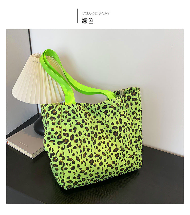 Fashion Leopard Print Tote Shoulder Bag