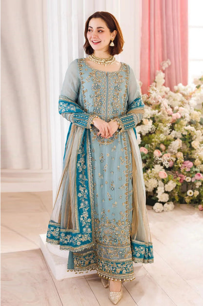 Charizma - Dastan - E - Jashan - Embroidered Chiffon Unstitched 3 Piece