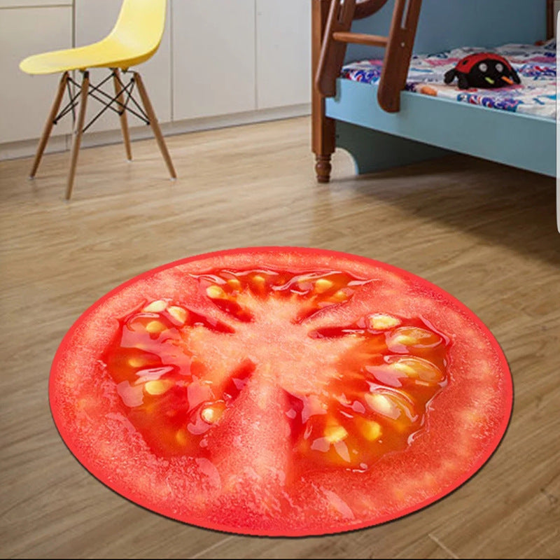 Cartoon Round Rug Living Room Yoga Mat