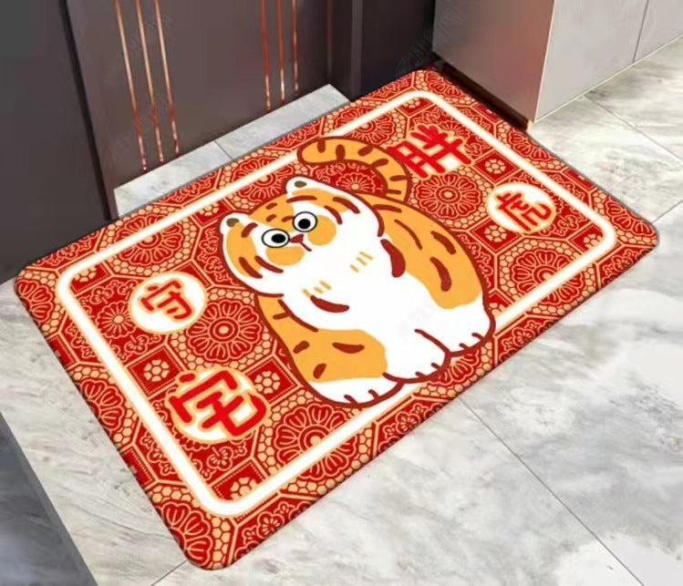 Absorbent Floor Mat Bedroom Cartoon Rug