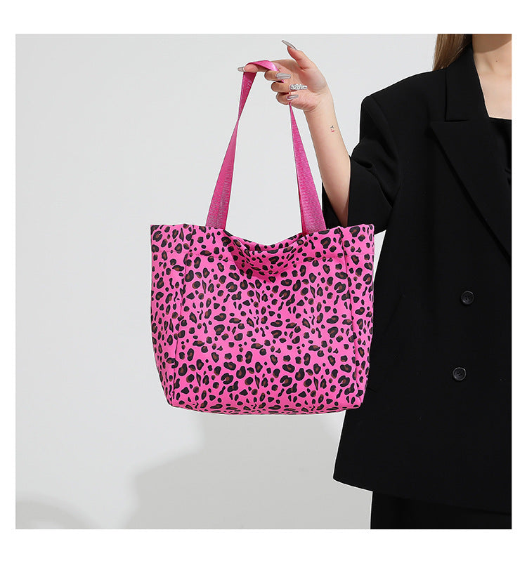 Fashion Leopard Print Tote Shoulder Bag