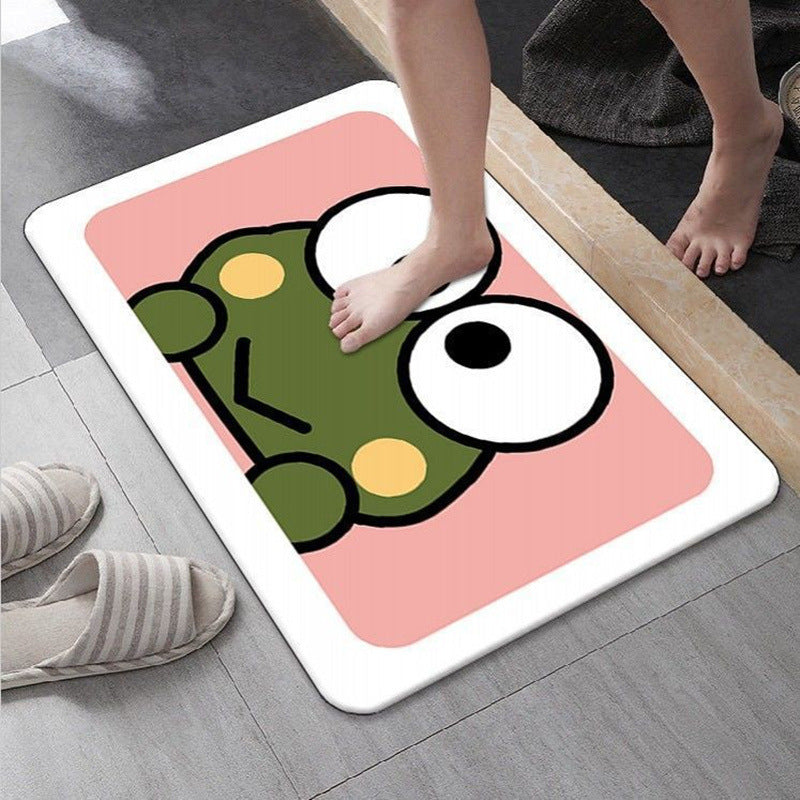 Absorbent Floor Mat Bedroom Cartoon Rug