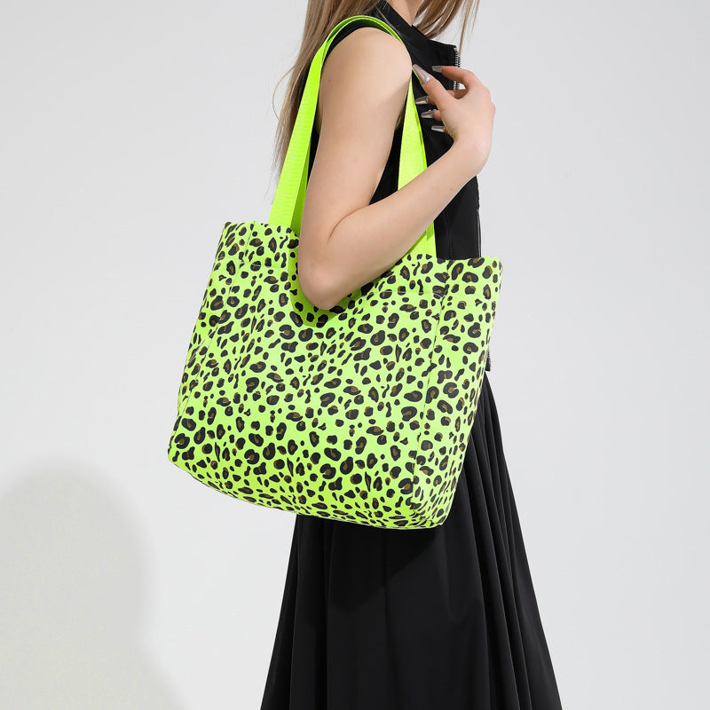 Fashion Leopard Print Tote Shoulder Bag