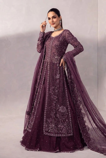 Maria B Luxury Lava Silk Embroidered 3Pc Unstitched Suit