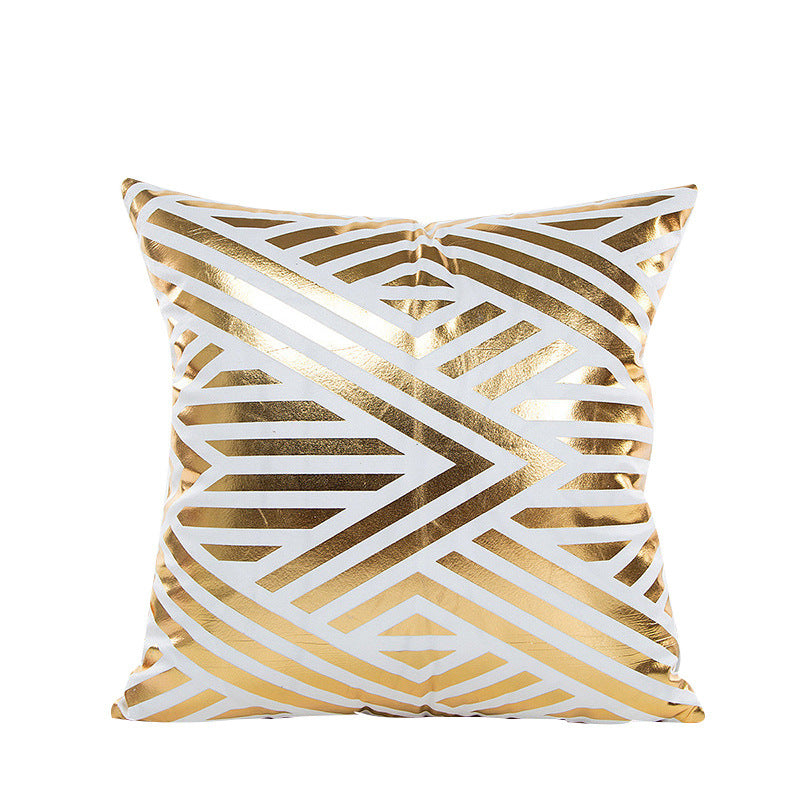 Gilding Geometric Pineapple Pillow Cover Minimalist Creative Pillow Cover