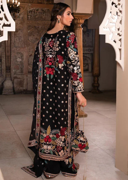 Haseen’s Mehnaaz Black Luxury Lawn Collection Unstitched