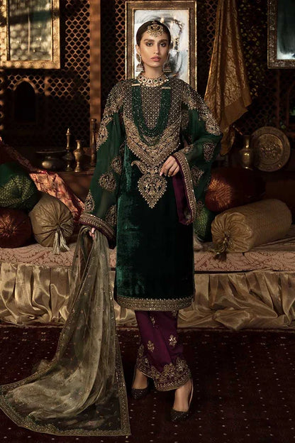 Aneelas Luxury Velvet Embroidered Unstitched Collection MAHNOOR