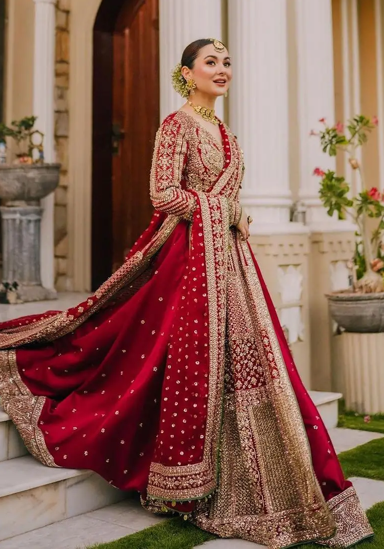 Hussain Rehar Organza Embroidered Luxury Wedding Collection
