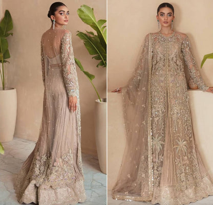 Soraya - Couture Dahlia Unstitched 3 Pieces Bridal Wedding Couture