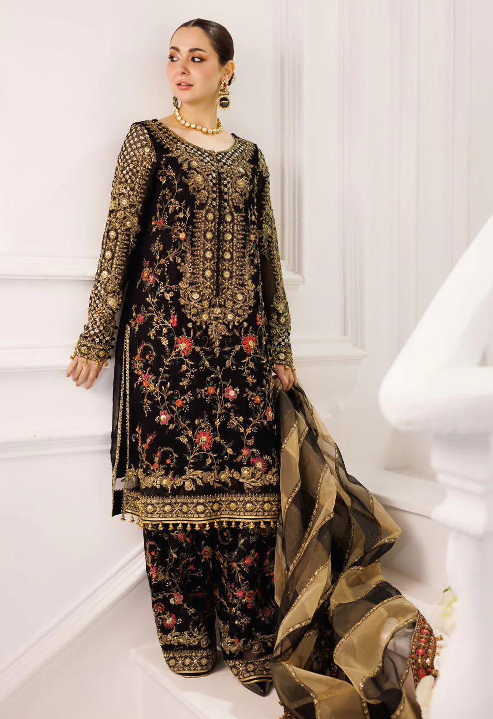 Charizma Dastan - e - Jashan Luxury Chiffon Unstitched 3Pc Suit