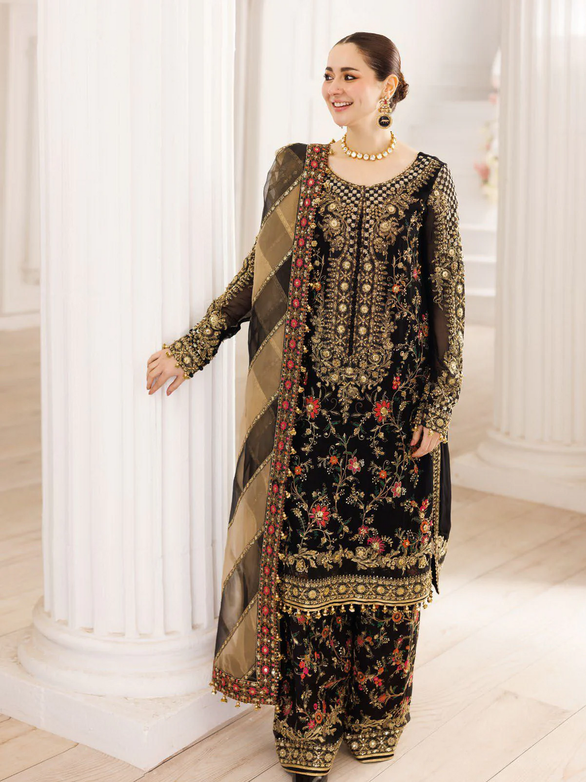 Charizma Dastan - e - Jashan Luxury Chiffon Unstitched 3Pc Suit