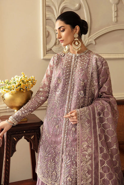Soraya Luxury Organza Embroidered Unstitched 3PC Suit - SEHR