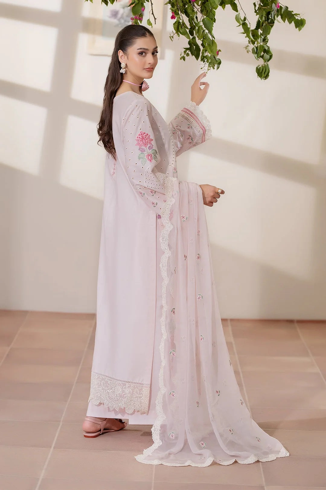 Nameera by Farooq - Ensemble - Lawn Embroidered 3 Piece Unstitched