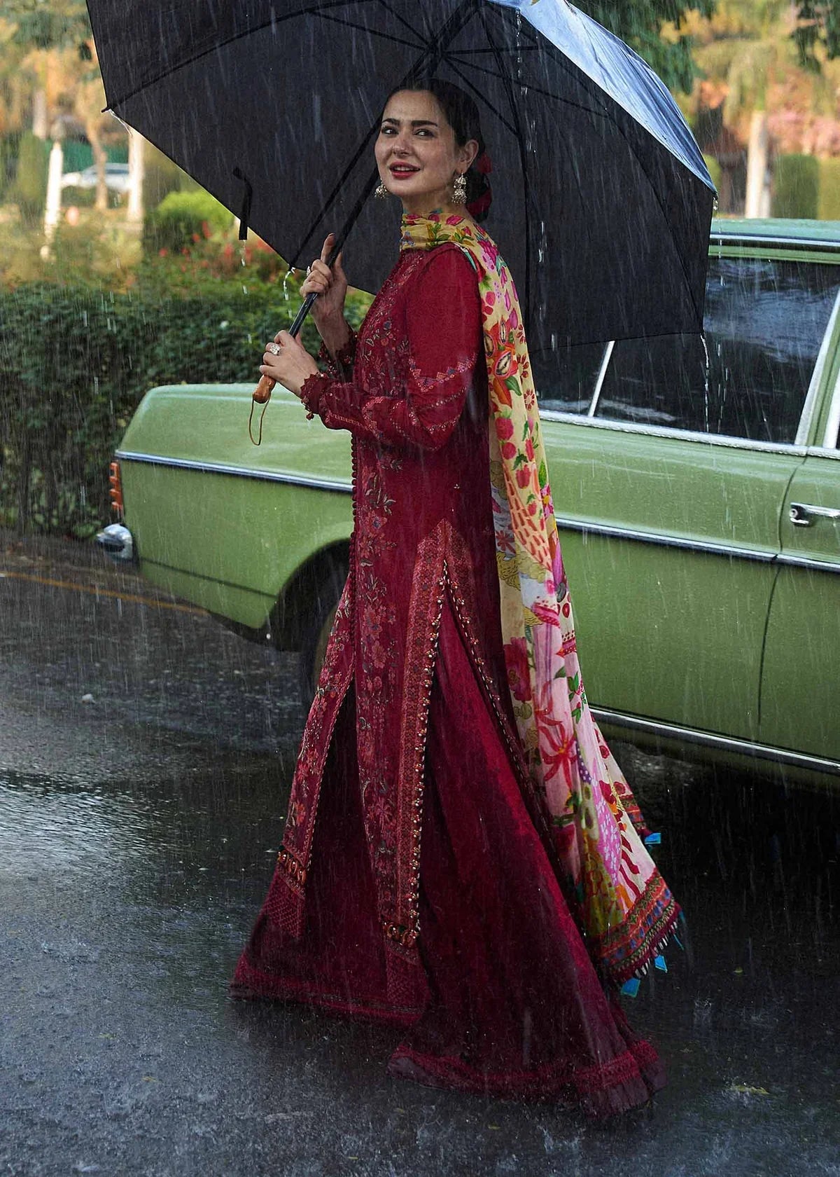 Hussain Rehar Luxury Lawn Embroidered Unstitched Suit BLOOM