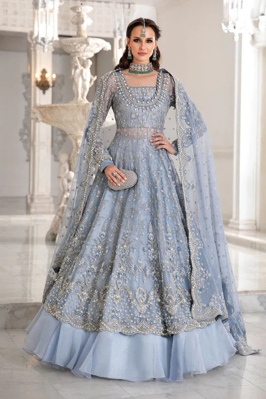 Maria.B Luxury Embroidered Net Unstitched 3 Pc Collection