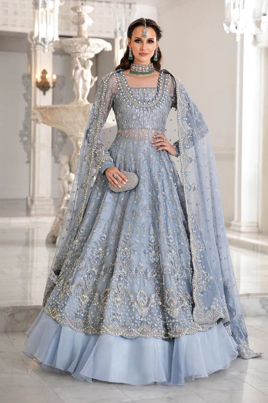 Maria.B Luxury Embroidered Net Unstitched 3 Pc Collection