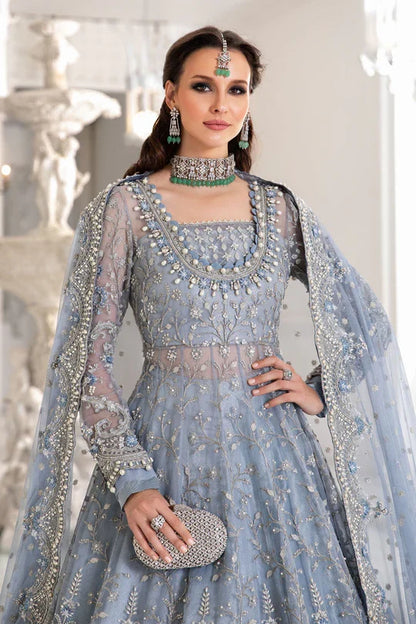 Maria.B Luxury Embroidered Net Unstitched 3 Pc Collection