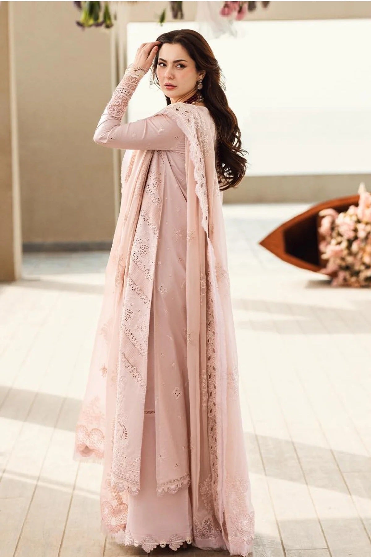 Qalamkar - Luxury Lawn Embroidered 3 Piece Unstitched - Zoe