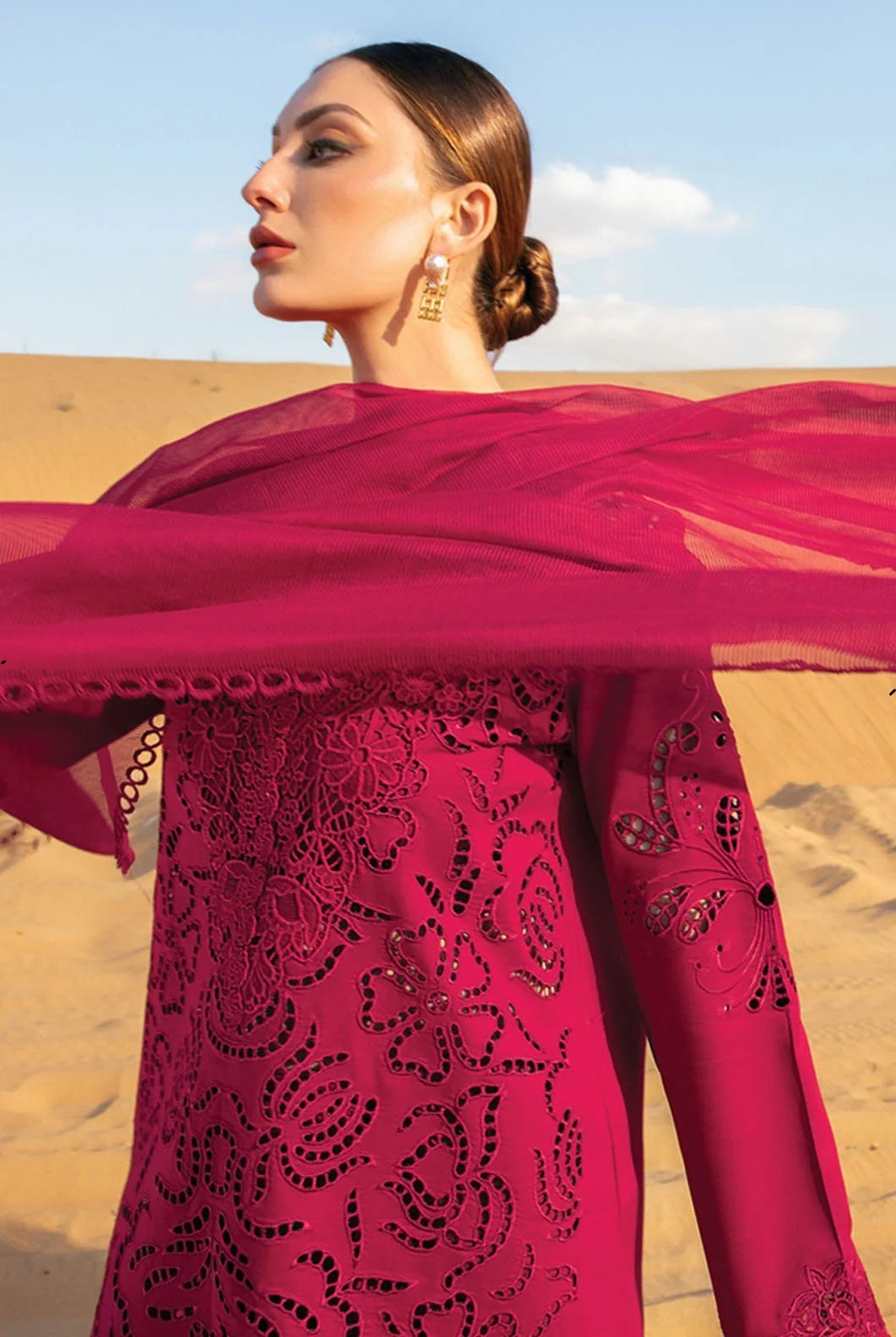 Rang Rasiya - Luxury Lawn Embroidered Unstitched 3 Piece - Rameen