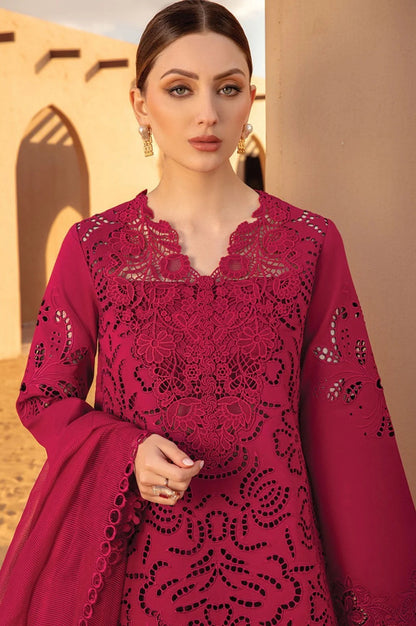 Rang Rasiya - Luxury Lawn Embroidered Unstitched 3 Piece - Rameen