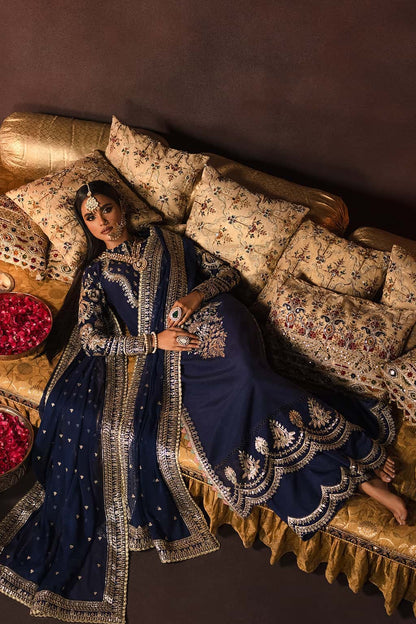 Afrozeh Divani Unstitched Embroidered Velvet 3 Pieces Suit AS - V1 - 01 MAYA