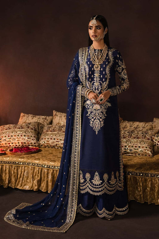 Afrozeh Divani Unstitched Embroidered Velvet 3 Pieces Suit AS - V1 - 01 MAYA